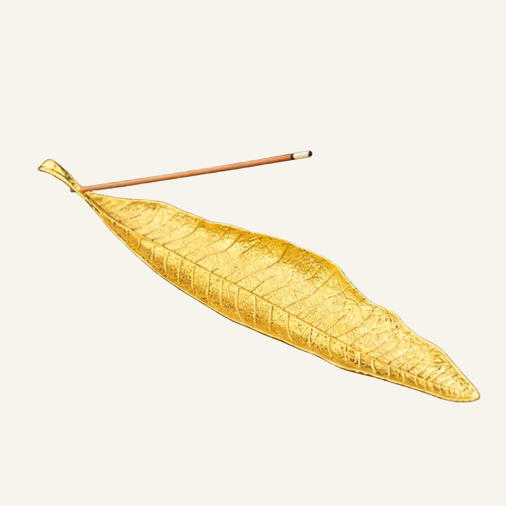 Räucherblatt – Räucherstäbchenhalter aus Metall