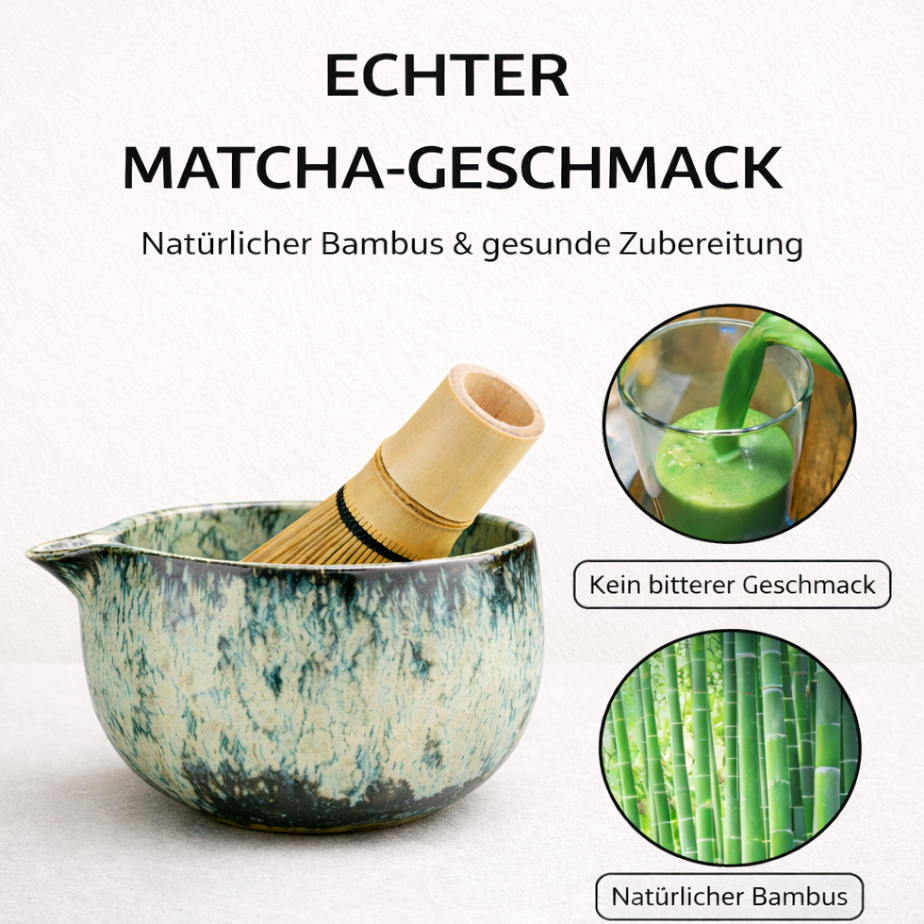 Matcha Tee-Set – 6-teilig im japanischen Stil (Lightcyan)