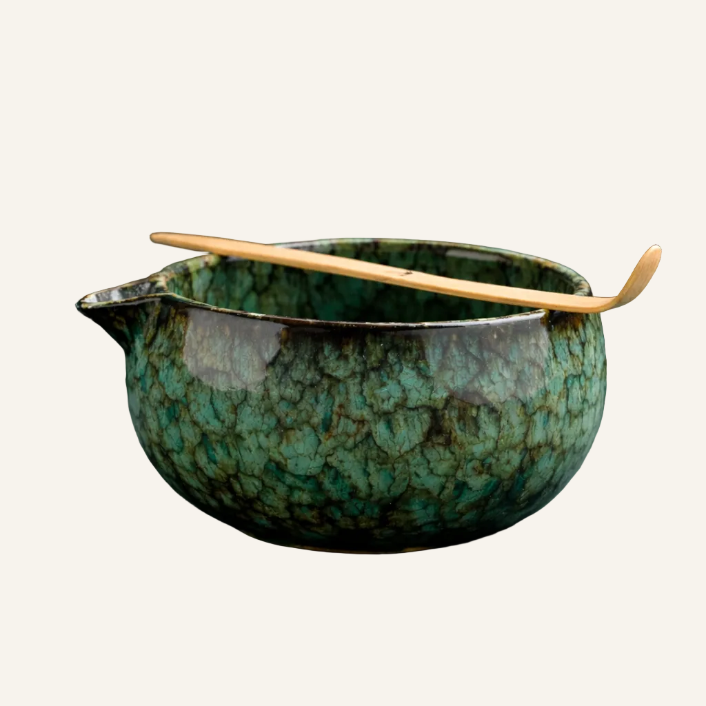 Matcha Tee-Set – 6-teilig im japanischen Stil (cyan)