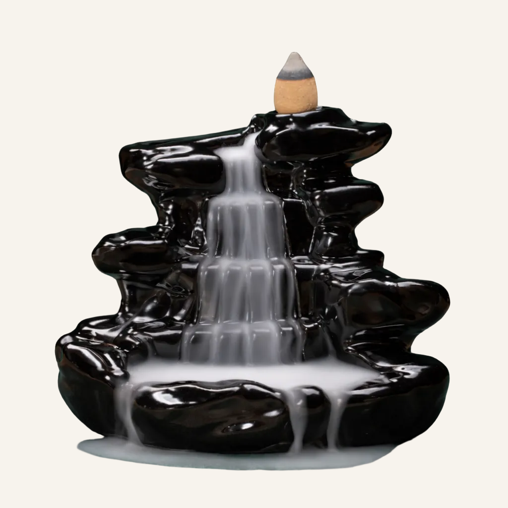 Wasserfall Räucherkegelhalter inkl. 20 Kegel