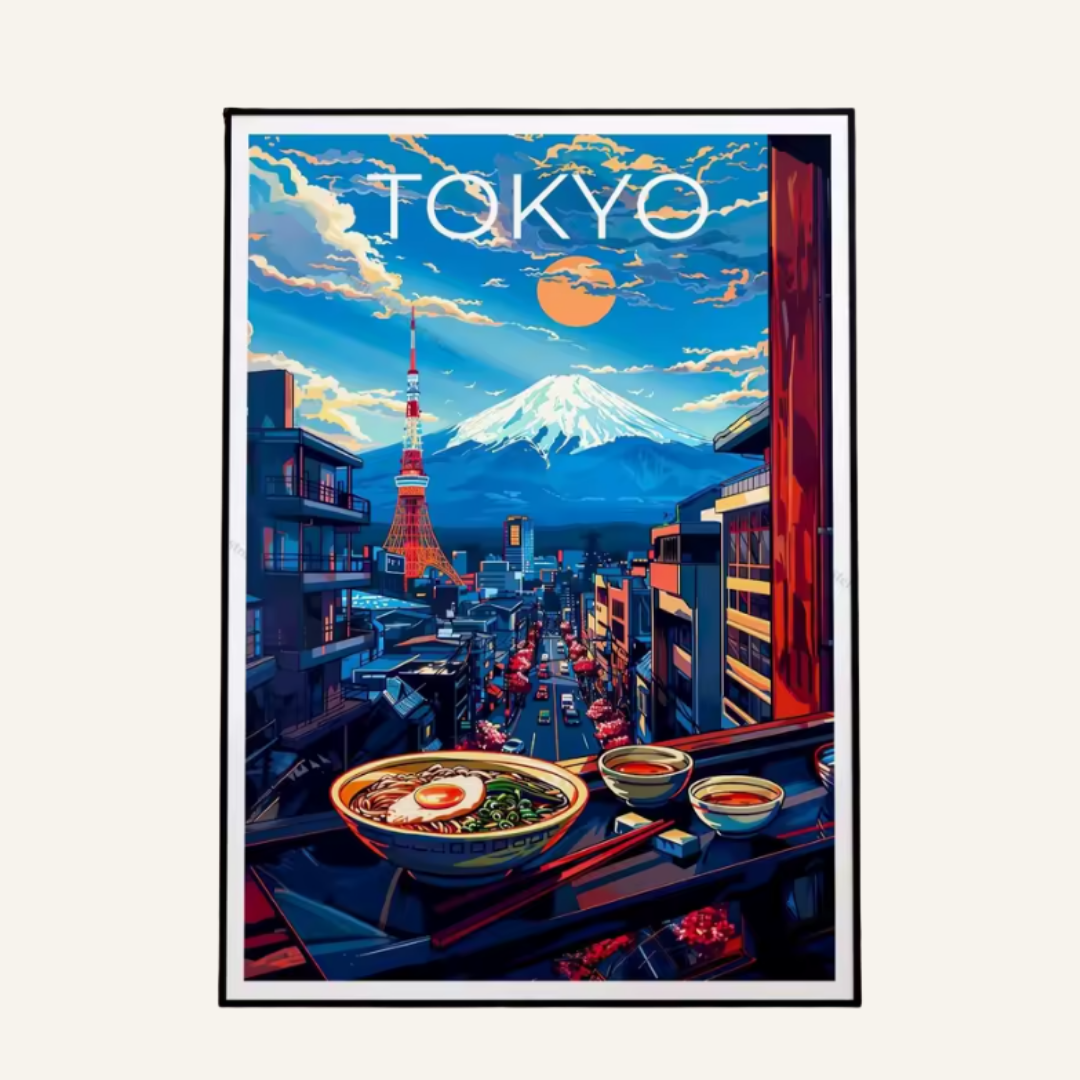Japan Tokyo Art Print - Scenic Ramen